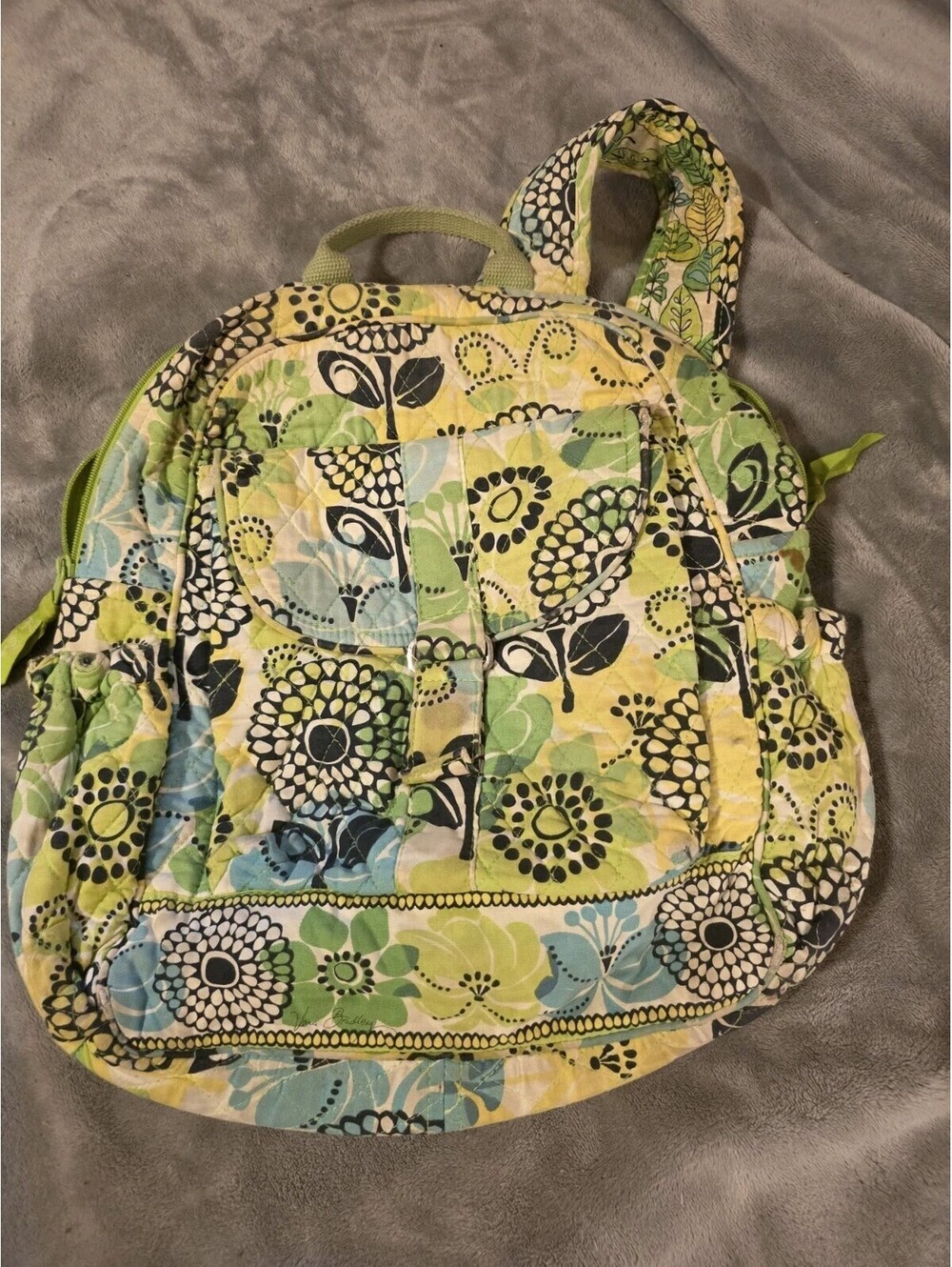 Vera Bradley Quilted Floral Print Backpack